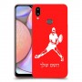 שחקן טניס כיסוי מגן קשיח בעיצוב אישי עם השם שלך ל Samsung Galaxy A10s יחידה אחת סקרין מובייל