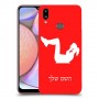 אימון ספורט - אישה כיסוי מגן קשיח בעיצוב אישי עם השם שלך ל Samsung Galaxy A10s יחידה אחת סקרין מובייל