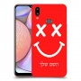 סמיילי כיסוי מגן קשיח בעיצוב אישי עם השם שלך ל Samsung Galaxy A10s יחידה אחת סקרין מובייל