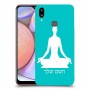 יוגה כיסוי מגן קשיח בעיצוב אישי עם השם שלך ל Samsung Galaxy A10s יחידה אחת סקרין מובייל