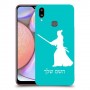 סמוראי כיסוי מגן קשיח בעיצוב אישי עם השם שלך ל Samsung Galaxy A10s יחידה אחת סקרין מובייל