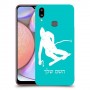 סקִי כיסוי מגן קשיח בעיצוב אישי עם השם שלך ל Samsung Galaxy A10s יחידה אחת סקרין מובייל