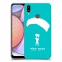 צניחה חופשית כיסוי מגן קשיח בעיצוב אישי עם השם שלך ל Samsung Galaxy A10s יחידה אחת סקרין מובייל