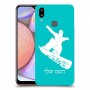 סנובורד כיסוי מגן קשיח בעיצוב אישי עם השם שלך ל Samsung Galaxy A10s יחידה אחת סקרין מובייל