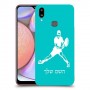 שחקן טניס כיסוי מגן קשיח בעיצוב אישי עם השם שלך ל Samsung Galaxy A10s יחידה אחת סקרין מובייל