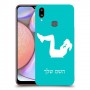 אימון ספורט - אישה כיסוי מגן קשיח בעיצוב אישי עם השם שלך ל Samsung Galaxy A10s יחידה אחת סקרין מובייל