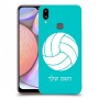 כדורעף - כדור כיסוי מגן קשיח בעיצוב אישי עם השם שלך ל Samsung Galaxy A10s יחידה אחת סקרין מובייל