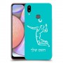 שחקן כדורעף כיסוי מגן קשיח בעיצוב אישי עם השם שלך ל Samsung Galaxy A10s יחידה אחת סקרין מובייל