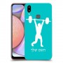 הרמת משקולות כיסוי מגן קשיח בעיצוב אישי עם השם שלך ל Samsung Galaxy A10s יחידה אחת סקרין מובייל