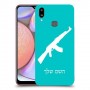 AK 47 כיסוי מגן קשיח בעיצוב אישי עם השם שלך ל Samsung Galaxy A10s יחידה אחת סקרין מובייל