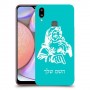 סנטה קלאוס כיסוי מגן קשיח בעיצוב אישי עם השם שלך ל Samsung Galaxy A10s יחידה אחת סקרין מובייל