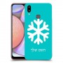 שלג כיסוי מגן קשיח בעיצוב אישי עם השם שלך ל Samsung Galaxy A10s יחידה אחת סקרין מובייל
