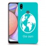 עולם כיסוי מגן קשיח בעיצוב אישי עם השם שלך ל Samsung Galaxy A10s יחידה אחת סקרין מובייל