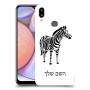 זברה כיסוי מגן קשיח בעיצוב אישי עם השם שלך ל Samsung Galaxy A10s יחידה אחת סקרין מובייל