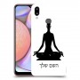 יוגה כיסוי מגן קשיח בעיצוב אישי עם השם שלך ל Samsung Galaxy A10s יחידה אחת סקרין מובייל