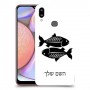 דגים כיסוי מגן קשיח בעיצוב אישי עם השם שלך ל Samsung Galaxy A10s יחידה אחת סקרין מובייל