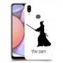 סמוראי כיסוי מגן קשיח בעיצוב אישי עם השם שלך ל Samsung Galaxy A10s יחידה אחת סקרין מובייל