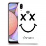 סמיילי כיסוי מגן קשיח בעיצוב אישי עם השם שלך ל Samsung Galaxy A10s יחידה אחת סקרין מובייל