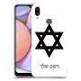 מגן דוד - ישראל כיסוי מגן קשיח בעיצוב אישי עם השם שלך ל Samsung Galaxy A10s יחידה אחת סקרין מובייל