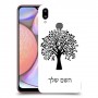 עץ כיסוי מגן קשיח בעיצוב אישי עם השם שלך ל Samsung Galaxy A10s יחידה אחת סקרין מובייל