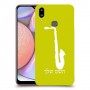 סקספון כיסוי מגן קשיח בעיצוב אישי עם השם שלך ל Samsung Galaxy A10s יחידה אחת סקרין מובייל