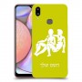 תאומים כיסוי מגן קשיח בעיצוב אישי עם השם שלך ל Samsung Galaxy A10s יחידה אחת סקרין מובייל