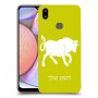 שור כיסוי מגן קשיח בעיצוב אישי עם השם שלך ל Samsung Galaxy A10s יחידה אחת סקרין מובייל