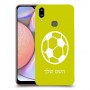כדורגל - כדור כיסוי מגן קשיח בעיצוב אישי עם השם שלך ל Samsung Galaxy A10s יחידה אחת סקרין מובייל