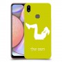 אימון ספורט - אישה כיסוי מגן קשיח בעיצוב אישי עם השם שלך ל Samsung Galaxy A10s יחידה אחת סקרין מובייל