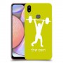 הרמת משקולות כיסוי מגן קשיח בעיצוב אישי עם השם שלך ל Samsung Galaxy A10s יחידה אחת סקרין מובייל