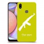 AK 47 כיסוי מגן קשיח בעיצוב אישי עם השם שלך ל Samsung Galaxy A10s יחידה אחת סקרין מובייל