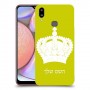 כתר מלכותי כיסוי מגן קשיח בעיצוב אישי עם השם שלך ל Samsung Galaxy A10s יחידה אחת סקרין מובייל