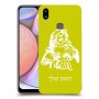 סנטה קלאוס כיסוי מגן קשיח בעיצוב אישי עם השם שלך ל Samsung Galaxy A10s יחידה אחת סקרין מובייל