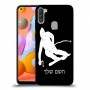 סקִי כיסוי מגן קשיח בעיצוב אישי עם השם שלך ל Samsung Galaxy A11 יחידה אחת סקרין מובייל