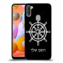 הגה - קפטן - ים כיסוי מגן קשיח בעיצוב אישי עם השם שלך ל Samsung Galaxy A11 יחידה אחת סקרין מובייל