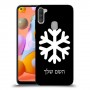 שלג כיסוי מגן קשיח בעיצוב אישי עם השם שלך ל Samsung Galaxy A11 יחידה אחת סקרין מובייל