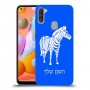 זברה כיסוי מגן קשיח בעיצוב אישי עם השם שלך ל Samsung Galaxy A11 יחידה אחת סקרין מובייל