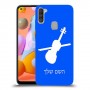כינור כיסוי מגן קשיח בעיצוב אישי עם השם שלך ל Samsung Galaxy A11 יחידה אחת סקרין מובייל