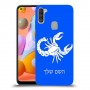 עקרב כיסוי מגן קשיח בעיצוב אישי עם השם שלך ל Samsung Galaxy A11 יחידה אחת סקרין מובייל