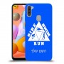 טריאתלון כיסוי מגן קשיח בעיצוב אישי עם השם שלך ל Samsung Galaxy A11 יחידה אחת סקרין מובייל