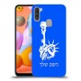 פסל החירות כיסוי מגן קשיח בעיצוב אישי עם השם שלך ל Samsung Galaxy A11 יחידה אחת סקרין מובייל