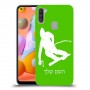 סקִי כיסוי מגן קשיח בעיצוב אישי עם השם שלך ל Samsung Galaxy A11 יחידה אחת סקרין מובייל