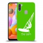 גלישת מפרש כיסוי מגן קשיח בעיצוב אישי עם השם שלך ל Samsung Galaxy A11 יחידה אחת סקרין מובייל