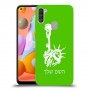 פסל החירות כיסוי מגן קשיח בעיצוב אישי עם השם שלך ל Samsung Galaxy A11 יחידה אחת סקרין מובייל
