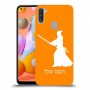 סמוראי כיסוי מגן קשיח בעיצוב אישי עם השם שלך ל Samsung Galaxy A11 יחידה אחת סקרין מובייל