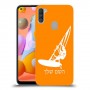 גלישת מפרש כיסוי מגן קשיח בעיצוב אישי עם השם שלך ל Samsung Galaxy A11 יחידה אחת סקרין מובייל