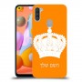 כתר מלכותי כיסוי מגן קשיח בעיצוב אישי עם השם שלך ל Samsung Galaxy A11 יחידה אחת סקרין מובייל