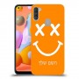 סמיילי כיסוי מגן קשיח בעיצוב אישי עם השם שלך ל Samsung Galaxy A11 יחידה אחת סקרין מובייל