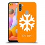 שלג כיסוי מגן קשיח בעיצוב אישי עם השם שלך ל Samsung Galaxy A11 יחידה אחת סקרין מובייל