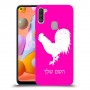 תרנגול כיסוי מגן קשיח בעיצוב אישי עם השם שלך ל Samsung Galaxy A11 יחידה אחת סקרין מובייל